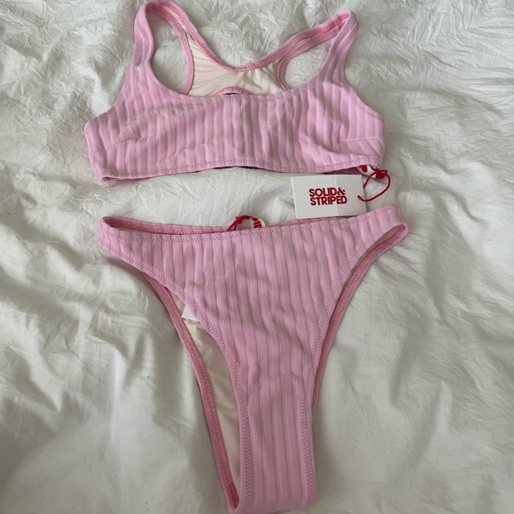 Solid and Striped Jaden Bikini, Small - Picture 3 of 4